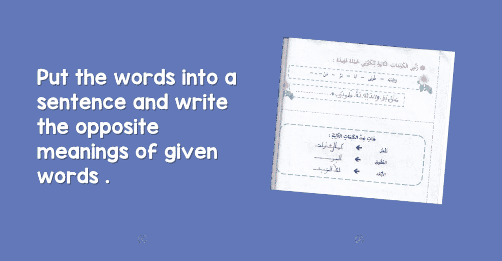 Teach vocabulary as part of your Arabic reading lessons