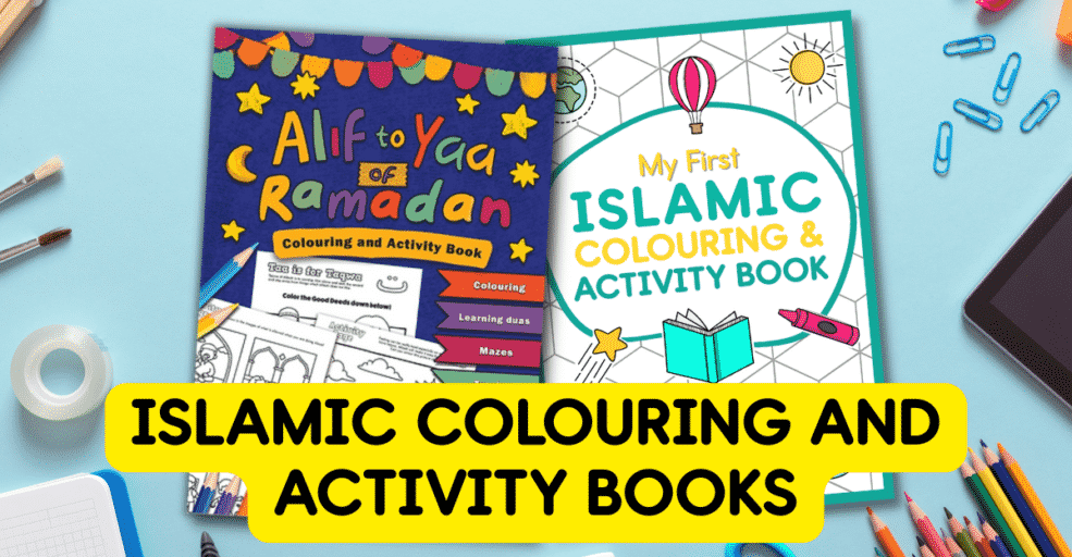 Two Islamic colouring and activity books