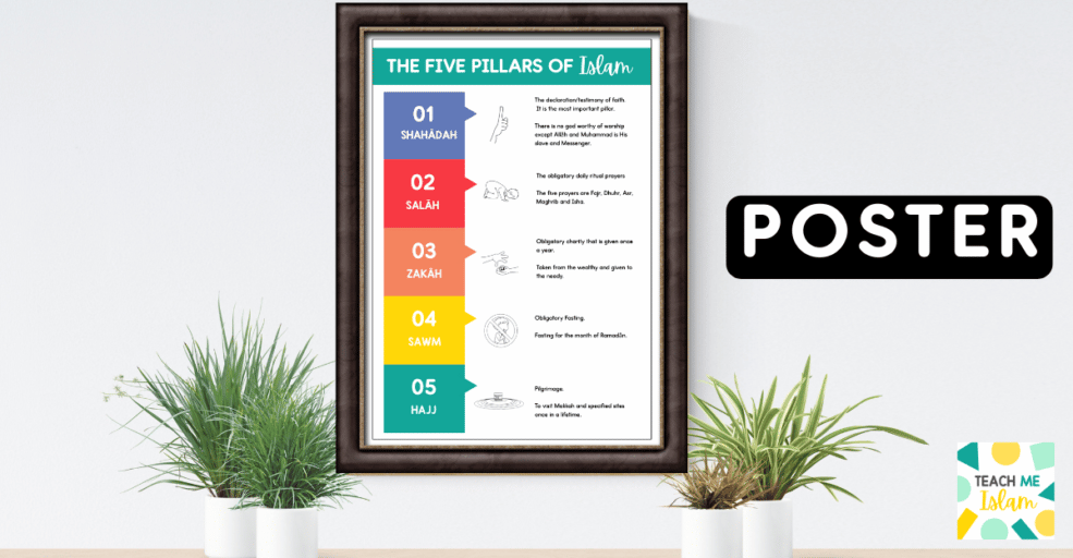 5 pillars poster