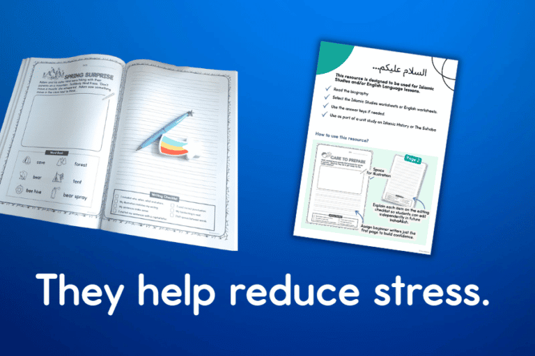 well-designed resources help reduce stress