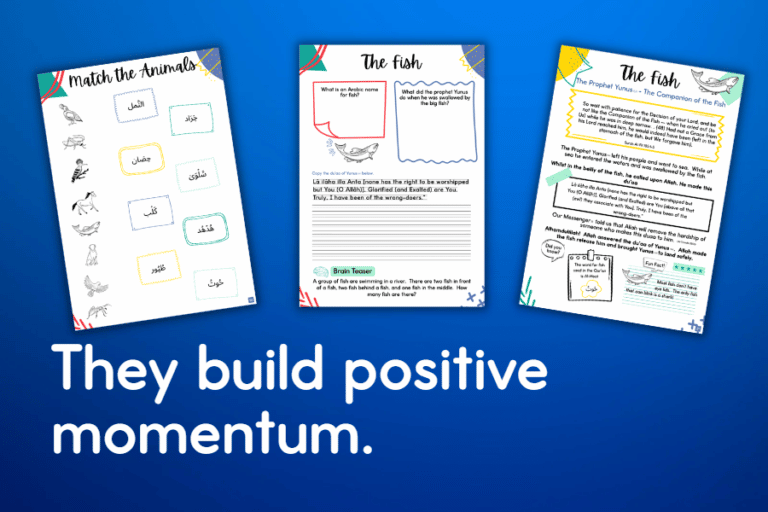 well-designed resources build positive momentum