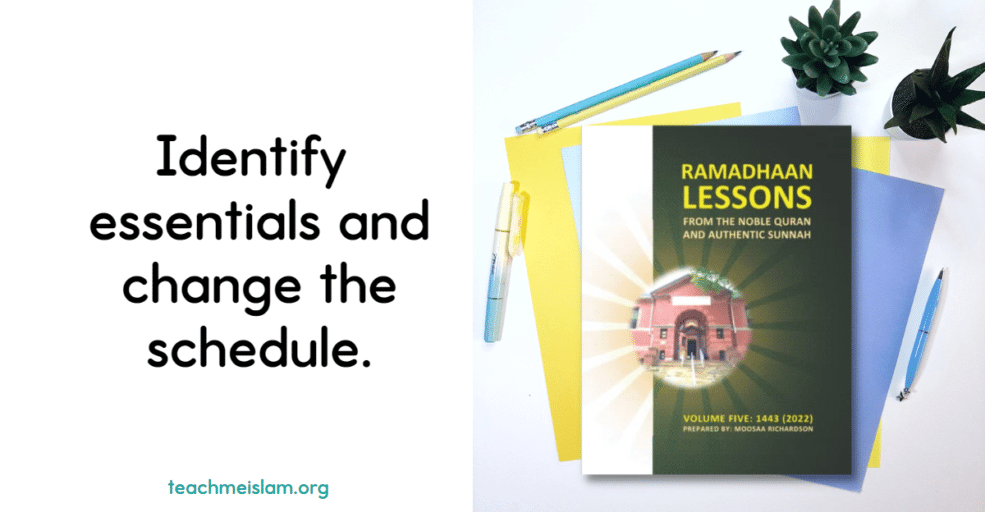 Ramadan lessons vol. 5 workbook by Moosaa Richardson