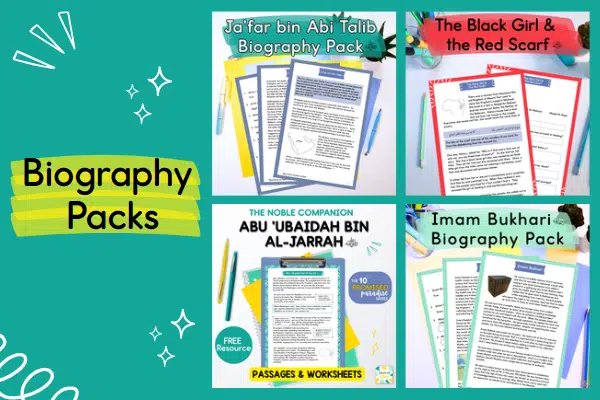 free Islamic biography packs