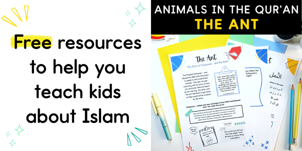 The Ant free resource, information and activity sheets about ants in the Quran