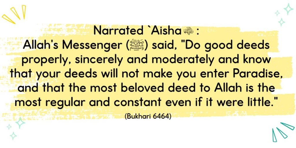 hadith of aisha