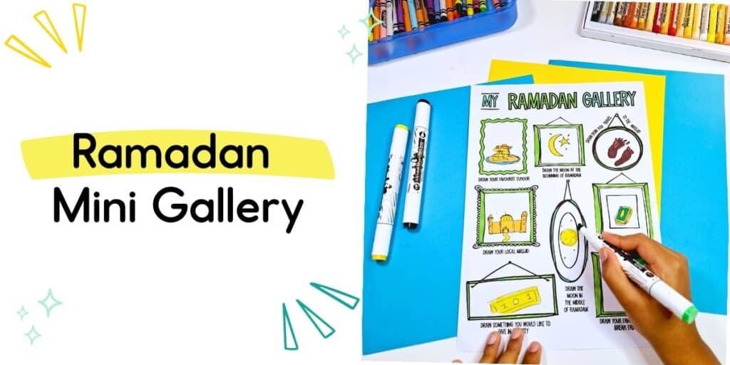 Ramadan mini-gallery worksheet